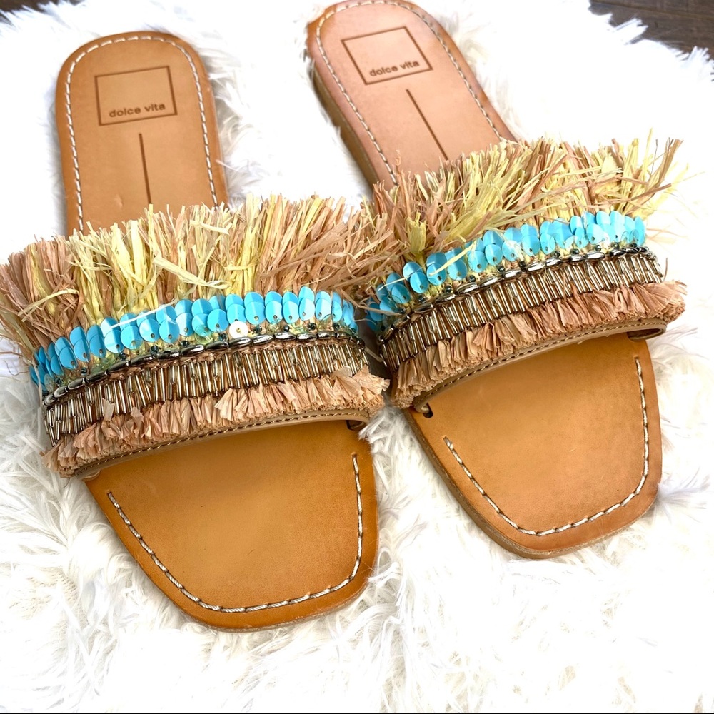 NEW DOLCE VITA Fringe Style Sandaals Size 8